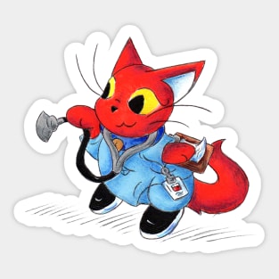 Neko Nurse Sticker